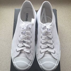 Converse Jack Purcell's White Women 8/Men's 6